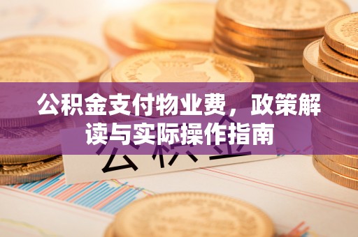 白朗公积金支付物业费，政策解读与实际操作指南