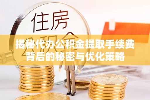 白朗揭秘代办公积金提取手续费背后的秘密与优化策略