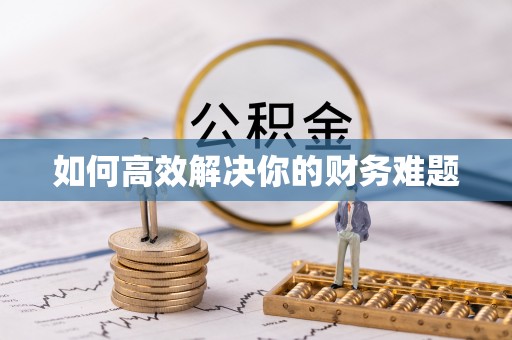 白朗如何高效解决你的财务难题