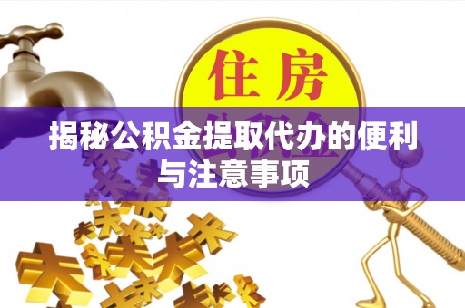 白朗揭秘公积金提取代办的便利与注意事项
