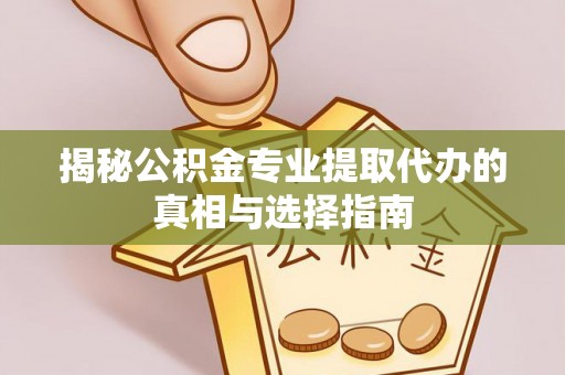 白朗揭秘公积金专业提取代办的真相与选择指南