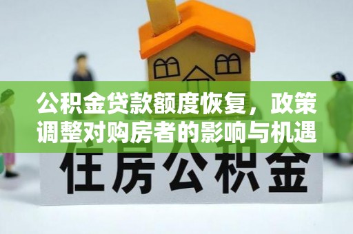 白朗公积金贷款额度恢复，政策调整对购房者的影响与机遇