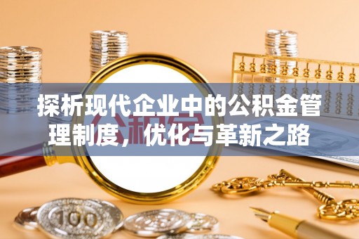 白朗探析现代企业中的公积金管理制度，优化与革新之路